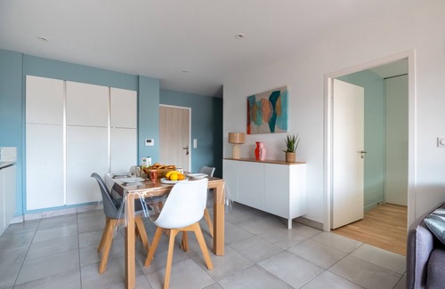Pleneuf-Val-Andre Apartment | Modern flat for 4 within walking distance of the beach