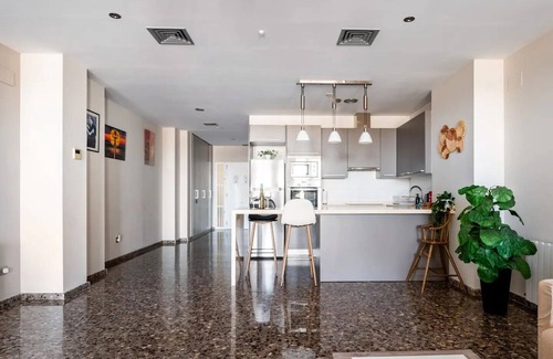Poblats Maritims Apartment | Modern flat with sea views in Valencia.