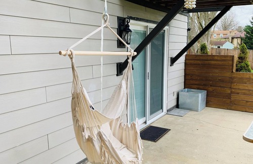 Xenia Apartment | Modern getaway, near the bike path, and fair grounds! Pet friendly.