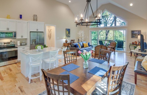 Hendersonville House | Modern Hendersonville Home: Deck & Mountain Views!