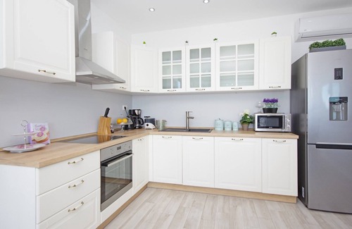 Makarska House | Modern holiday house Anja with heated pool and sea view, 3 bedrooms 6+2 pers.