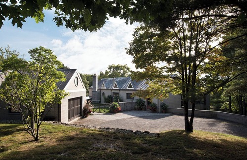 Chatham House | Modern home with Catskill views, guesthouse and heated pool near Chatham/Hudson