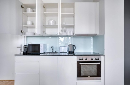 Horgen District Apartment | Modern Horgen 2.5 Room w/Storage & W/D, 3 min to Market, by Blueground