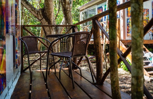 Akumal Cabin | Modern house in a jungle with private outside jacuzzi