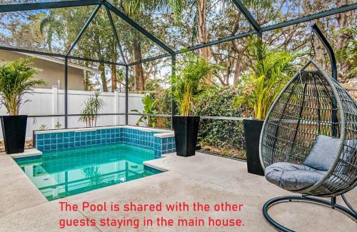Safety Harbor Apartment | Modern House in Clearwater with access to a Shared Swimming Pool