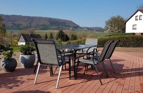 Hessisch Oldendorf Apartment | Modern, light-flooded vacation apartment in the Weserbergland Nature Park