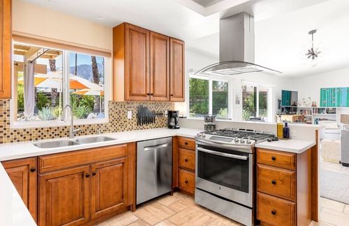 Araby House | Modern Loma Vista - Very Private Yard w/Views. Heated Pool, Spa, Firepit