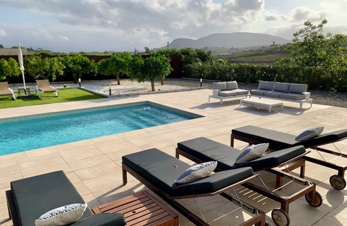 Alhaurin el Grande Villa | Modern luxury villa w/stunning views, private heated pool + roof terrace
