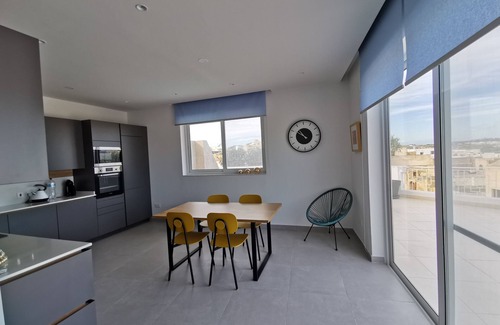 Sannat Apartment | Modern Luxury Penthouse w/Pool and Views over Gozo