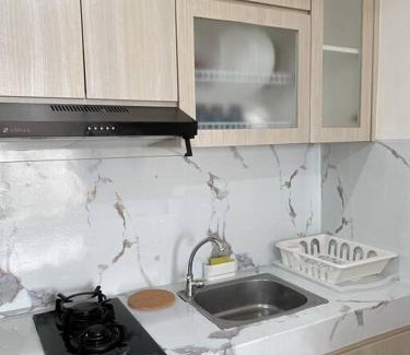 Tangerang Apartment | Modern Minimalist 2BR M-Town Residence Serpong