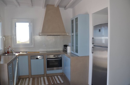 Tinos Villa | Modern new villa with Aegean and Mykonos View