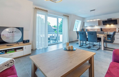Norden Apartment | Modern newly built vacation apartment in a central, quiet location from north to 6 pers.