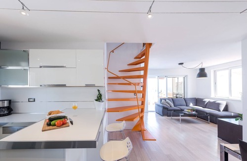 Gornji Kono Villa | Modern Penthouse with the Heated Swimming Pool And a Sea View