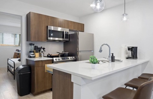 South Lamar Apartment | Modern Pristine Apartment 5 Minutes to Downtown ATX