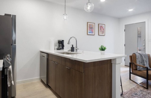 South Lamar Apartment | Modern Pristine Apartment 5 Minutes to Downtown ATX