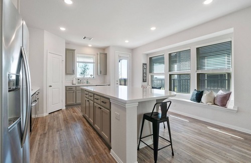 Cypress House | Modern Retreat with Game Room & Greenbelt Views - 60 day min stay