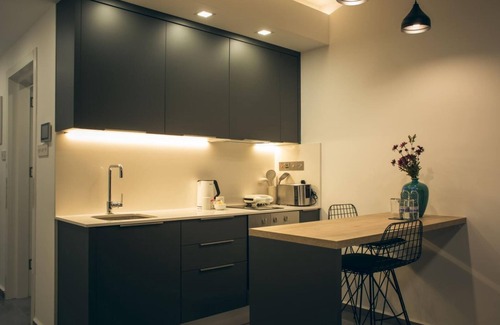 Trikomo Apartment | Modern Studio Flat with Pool Near Beach, Iskele