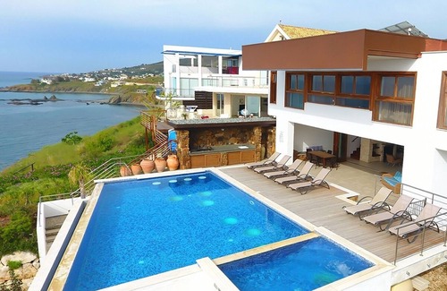 Latchi Villa | Modern Stylish 4-Bedroom Villa, Private Pool and Spectacular Sea Views, Direct Access to the Beach!