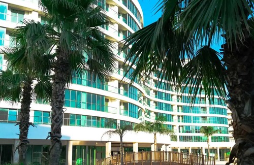 Lara Apartment | Modern & Stylish Apartment with Indoor&Outdoor Pools, GYM, SPA, near Beach