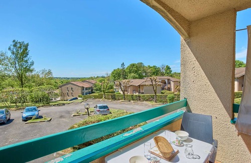 Barbotan-les-Thermes Apartment | Modern T1 bis with balcony, Wifi, 2 people