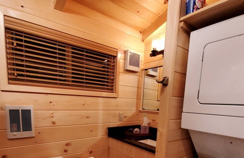 Whippleville Cabin | Modern Tiny Home Cabin Deux w./ Hot Tub next to Titus Mtn Ski & Malone
