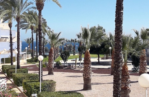 Orihuela Costa Apartment | Modern two bedroom south facing seafront apartment with views to sea & gardens