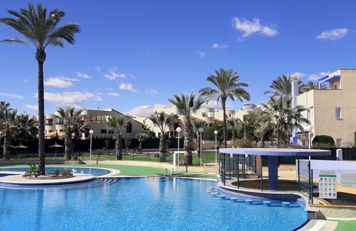 Orihuela Costa Apartment | Modern two bedroom south facing seafront apartment with views to sea & gardens
