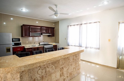 Chicxulub Puerto Villa | Modern villa private pool, 1 block from the Ocean