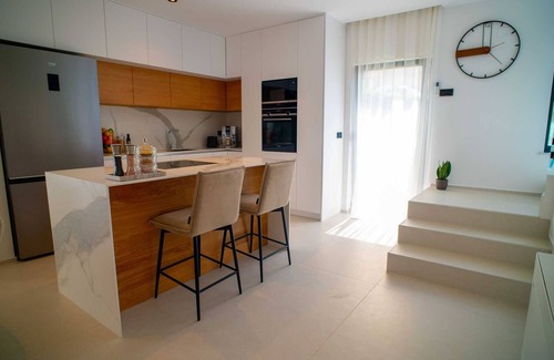 Vantacici Villa | Modern Villa Sarah with heated pool & Seaview