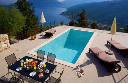 Aetos Villa | Modern villa, stunning views from every floor,