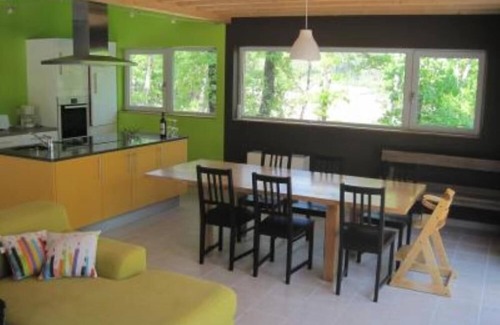 Luzech House | Modern wooden house with tree terrace and private heated pool