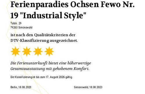 Simonswald Apartment | Moderne 3 Zi-FeWo "Industrial Style" 70 qm Naehe Freiburg