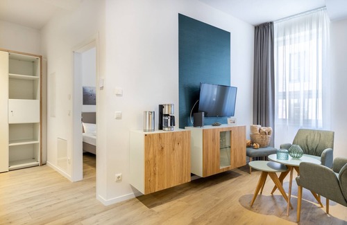 Wismar Apartment | Modernes 2-zimmer Apartment mit Fußbodenheizung in Außergewöhnlicher Hafenlage