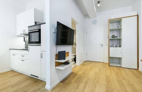 Wismar Apartment | Modernes, Barrierearmes Apartment in Maritimer Lage im Hafen von Wismar