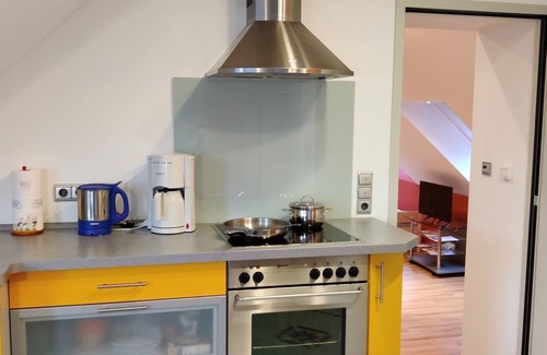 Oberschwarzach Apartment | Modernes großzügiges Appartement mit Fußbodenheizung und Balkon