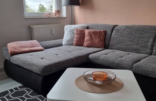 Pasewalk Apartment | Modernly furnished apartment, quiet downtown location, parking space + dishwasher