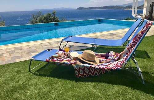 Marathon Villa | MODO MARE VILLA with private pool-sea view-just 45min. from the airport