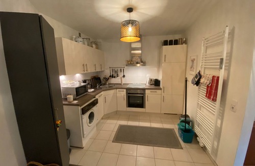 Moelln Apartment | Mölln, apartment at the Kurpark with a view of the historic old town