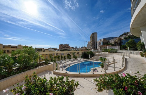 La Rousse Apartment | Monaco Seaview with pool and gym