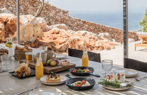 Lefktron Villa | Monolithoi Sea View Villa 1 with private pool - 3 BDR
