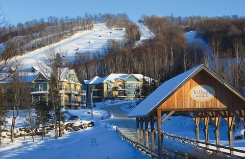 Saint-Faustin-Lac-Carre Condo | Mont-Blanc Ski In/Out Condo with Pool and Beach Access (131-6)