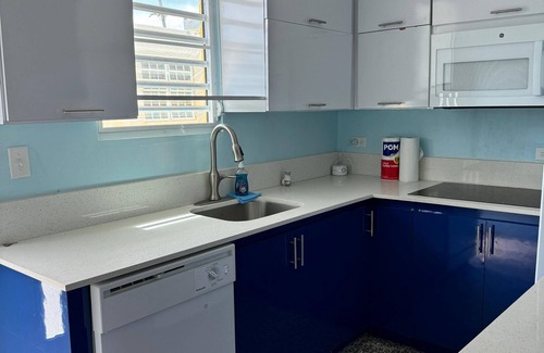 San Juan Apartment | Monthly Stays-Simple & Comfy 1BR, Walk to Beach- UNIT 6