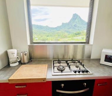 Paopao Villa | Moorea villa neuve, vue panoramique - Painapo Lodge Ho'e
