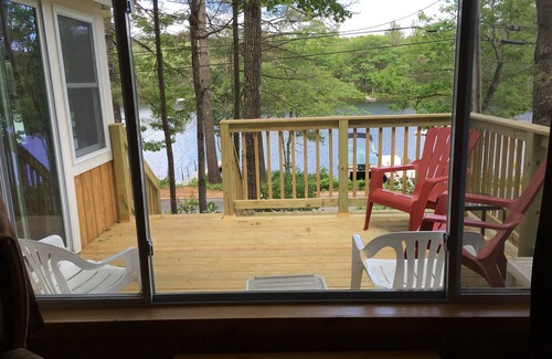 Denmark Cottage | Moose Pond Denmark ME, Lakefront Cottage with Dock, Sleeps 5