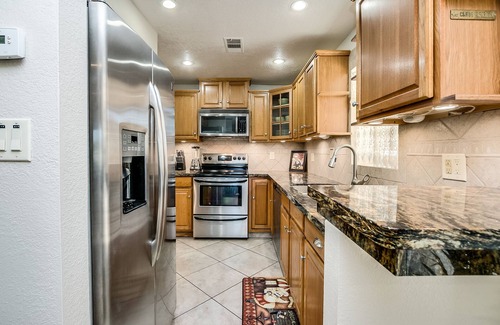 Desert Shores Condo | More than 200n AMAZING 5-star reviews! Lakefront 2BDR, 2Baths+ HEATED Pool