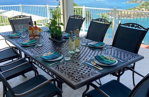 Great Cruz Bay Villa | Morgan Point Villa-Ocean Views-Infinity Pool-Solar-Close to Town