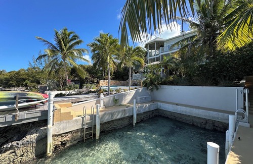 Hartswell House | Moriah Harbour-Thevine House: pool & dock by ocean. Breathtaking view & scenery!