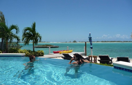 Hartswell House | Moriah Harbour-Thevine House: pool & dock by ocean. Breathtaking view & scenery!