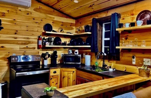 Marienville Cabin | Mossy Oak Villa:Pet-Friendly Cabin Near Cook Forest & Allegheny National Forest