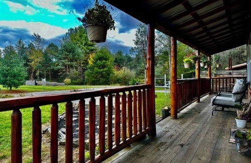 Marienville Cabin | Mossy Oak Villa:Pet-Friendly Cabin Near Cook Forest & Allegheny National Forest